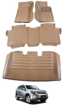 MATIES Plastic, Rubber 5D Mat For  Mahindra XUV(Beige)