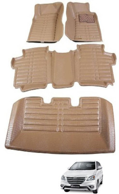 AYW Plastic 5D Mat For  Toyota Innova(Beige)