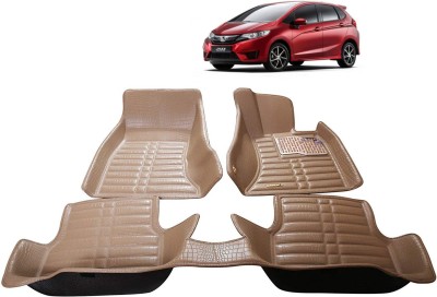 AYW Plastic 5D Mat For  Honda Jazz(Beige)