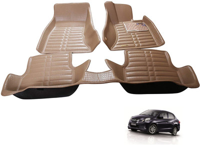 AYW Plastic 5D Mat For  Honda Amaze(Beige)