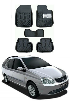 AYW Plastic 3D Mat For  Tata Indigo Marina(Black)