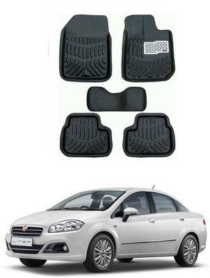 AYW Plastic 3D Mat For  Fiat Linea(Black)