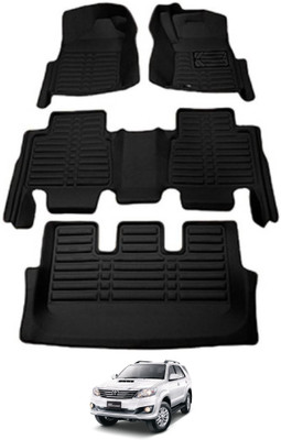 EIAC Rubber, Plastic 5D Mat For  Toyota Fortuner(Black)