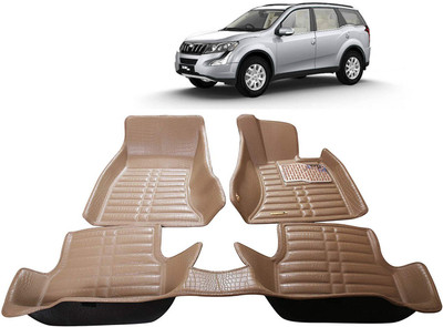 AYW Plastic 5D Mat For  Mahindra XUV 500(Beige)