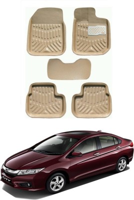 AYW Plastic 3D Mat For  Honda New City(Beige)