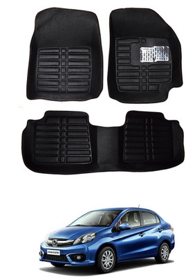 AYW Plastic 5D Mat For  Honda Amaze(Black)