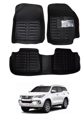 AYW Plastic 5D Mat For  Toyota Fortuner Old(Black)