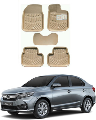 AYW Plastic 3D Mat For  Honda Amaze(Beige)