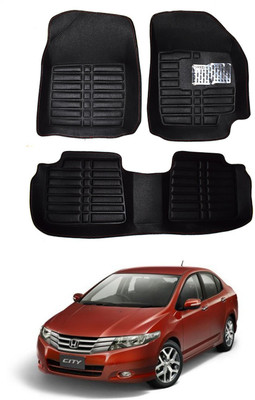 AYW Plastic 5D Mat For  Honda City(Black)