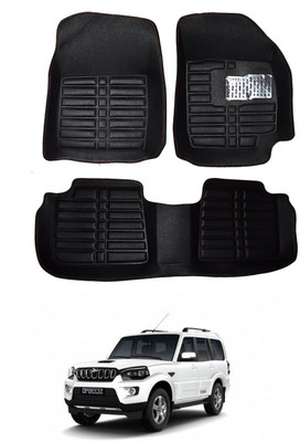 AYW Plastic 5D Mat For  Mahindra New Scorpio(Black)