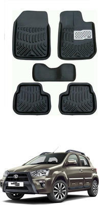 EIAC Plastic 3D Mat For  Toyota Etios Cross(Black)