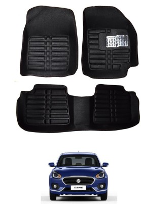 AYW Plastic 5D Mat For  Maruti Suzuki New Dzire(Black)