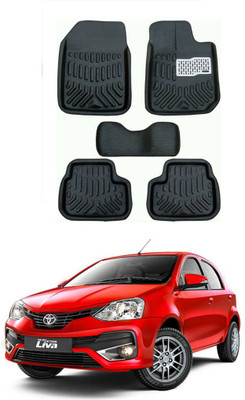 EIAC Plastic 3D Mat For  Toyota Etios Liva(Black)