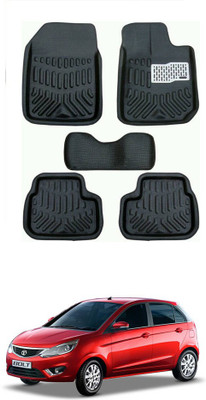 MATIES Plastic 3D Mat For  Tata Bolt(Black)