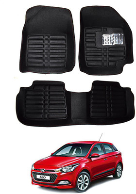 EIAC Rubber, Plastic 5D Mat For  Hyundai i20(Black)