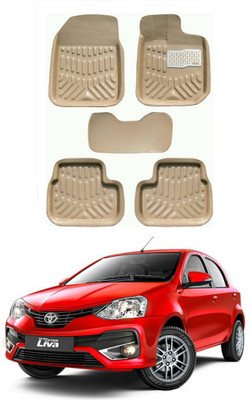 EIAC Plastic 3D Mat For  Toyota Etios Liva(Beige)