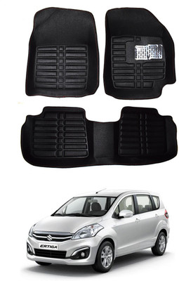 EIAC Rubber, Plastic 5D Mat For  Maruti Suzuki Ertiga(Black)