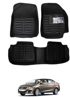 AYW Plastic 5D Mat For  Maruti Suzuki Ciaz(Black)
