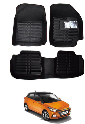 EIAC Rubber, Plastic 5D Mat For  Hyundai Elite i20(Black)