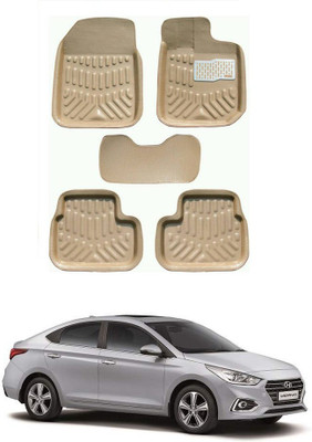 EIAC Plastic 3D Mat For  Hyundai Verna Fluidic(Beige)