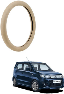 AYW Steering Cover For Maruti WagonR Stingray(Beige, Leather)