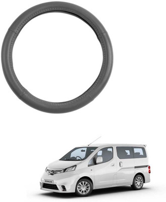 MATIES Steering Cover For Nissan Evalia(Grey, Leatherite)