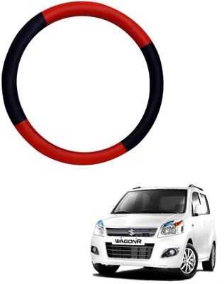 AYW Steering Cover For Maruti WagonR(Red, Black, Leather)