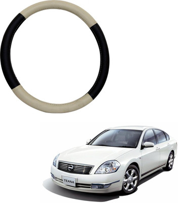 AYW Steering Cover For Nissan Teana(Beige, Brown, Leather)