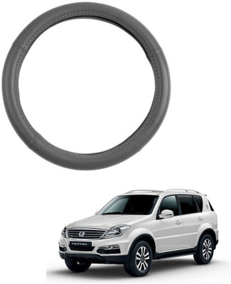 AYW Steering Cover For SsangYong Rexton(Grey, Leather)