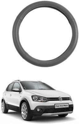 MATIES Steering Cover For Volkswagen Polo Exquisite(Grey, Leatherite)