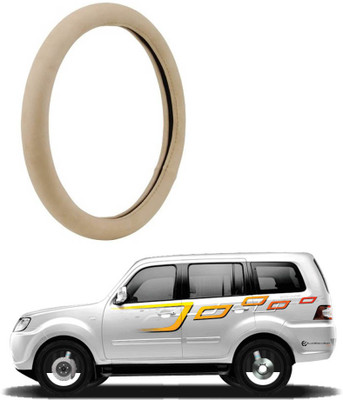 MATIES Steering Cover For Tata Sumo Grand(Beige, Leatherite)