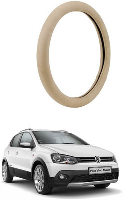MATIES Steering Cover For Volkswagen Polo Exquisite(Beige, Leatherite)