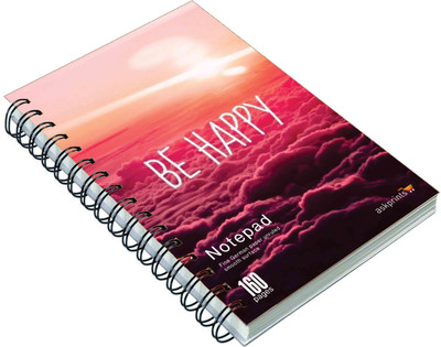 Askprints Never Say Die A5 Diary Unruled 160 Pages(Red)