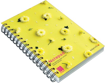 Askprints Never Say Die A5 Diary Unruled 160 Pages(Yellow)