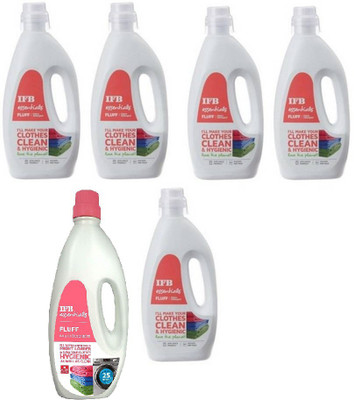 IFB Fluff pack of 6 Ltr Multi-Fragrance Liquid Detergent(6 x 0.17 L)