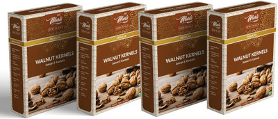 SHREE MURLI Walnut Kernels without shell Regular 1 kg (Pack of 250 grams x 4) Walnuts(4 x 0.25 kg)