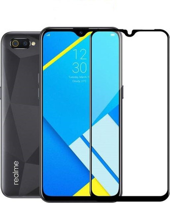 HOBBYTRONICS Edge To Edge Tempered Glass for Realme U1(Pack of 1)