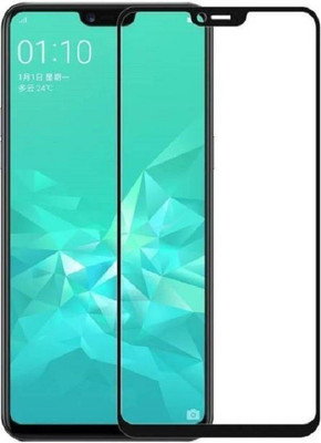 HOBBYTRONICS Edge To Edge Tempered Glass for Oppo F9, OPPO F9 Pro, Realme 2 Pro, Realme U1, Realme 3 Pro(Pack of 1)