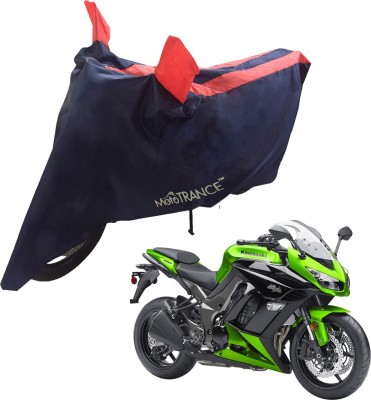 MOTOTRANCE Two Wheeler Cover for Kawasaki(Ninja 1000, Blue, Orange)