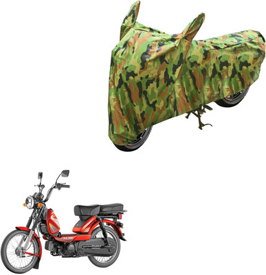 SHOOLIN Waterproof Two Wheeler Cover for TVS(Multicolor)