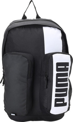 PUMA Deck Backpack II 23 L Laptop Backpack(Black, White)