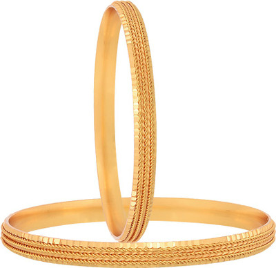 ZENEME Alloy Bangle Set(Pack of 2)
