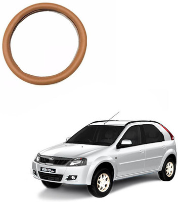 MATIES Steering Cover For Mahindra Verito Vibe(Tan, Leatherite)