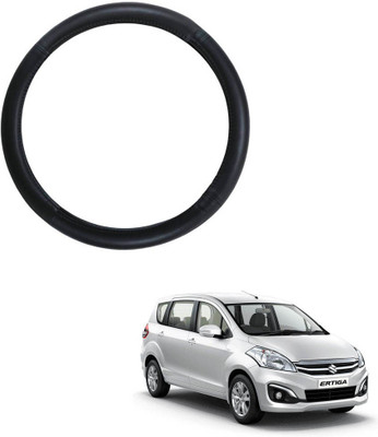 AYW Steering Cover For Maruti Ertiga(Black, Leather)