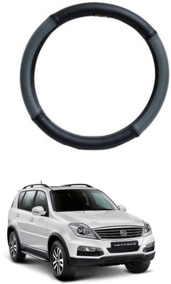 AYW Steering Cover For SsangYong SsangYong Rexton(Grey, Black, Leather)