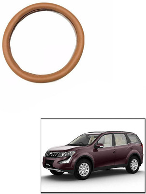 AYW Steering Cover For Mahindra XUV 500(Tan, Leather)