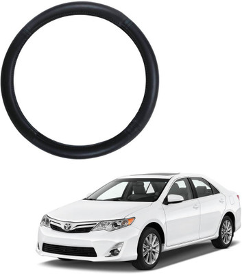 MATIES Steering Cover For Toyota Camry(Black, Leatherite)