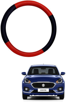 AYW Steering Cover For Maruti New Dzire(Red, Black, Leather)