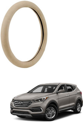 AYW Steering Cover For Hyundai X-Trail(Beige, Leather)