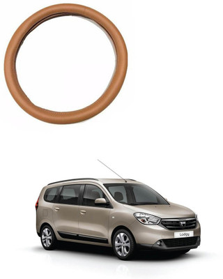 MATIES Steering Cover For Renault Lodgy(Tan, Leatherite)